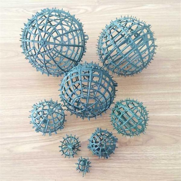 Flores decorativas Wreaths Factory Plastic Frame para Ball Flor Ball Diy Kissing Belsing Balls Bouquet Bouquet Prop Wholes301e