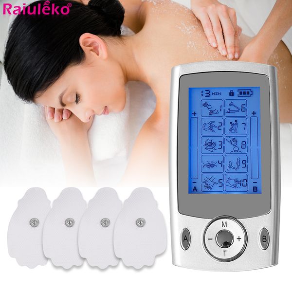 Equipamento portátil Slim Saída dupla Massagem EMS TENS TENS Fisioterapia ACUPUNCURA Muscular Máquina de terapia digital elétrica Máquina de terapia de saúde 230823