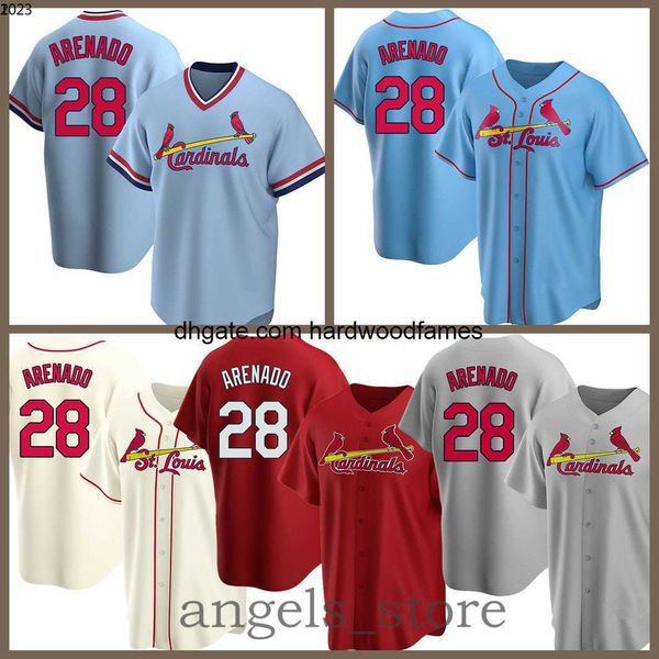 Baseball -Trikot 28 Nolan Arenado 46 Paul Goldschmidt 4 Yadier Molina 1 Ozzie Smith 25 Dexter Fowler 51 McGee Brown Multi