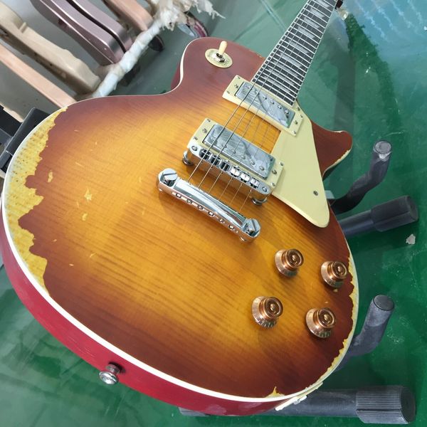 Limited Edition Custom Shop '59 LP Электрогитара сильно выдержанный медленный чай со льдом