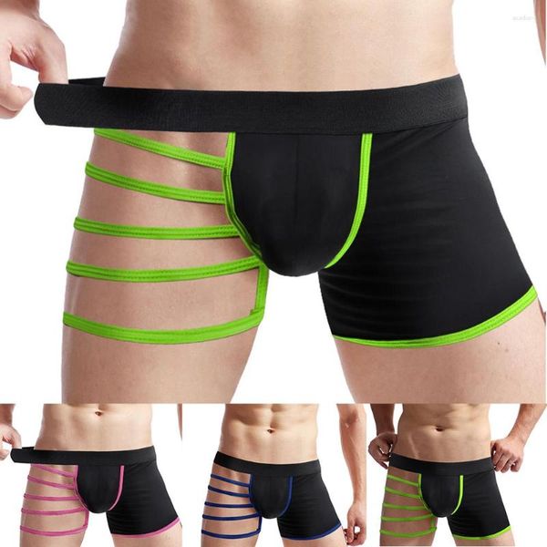 Underpants sexy mutande mutandine maschile boxer slip setosi slip liscio di elasticità elevata elasticità elastica senza soluzione di continuità