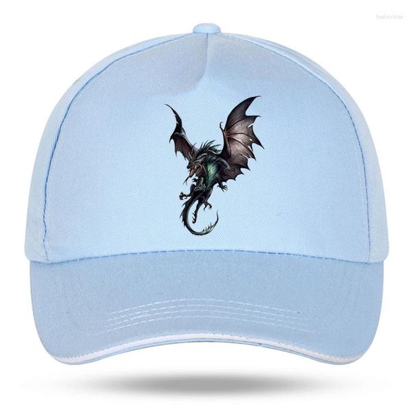 Ball Caps Women Men Hat Hat Sun Curved Visor Cotton Funny Pterosaur Awesome Baseball Cap Sport regolabile per esterni