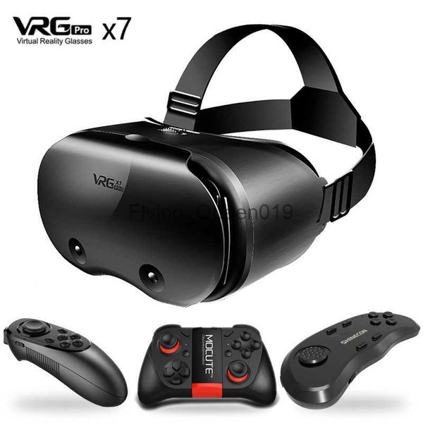 Novo original vrgpro x7 3d vr edição padrão jogo de realidade virtual óculos luz capacetes controlador opcional hkd230812