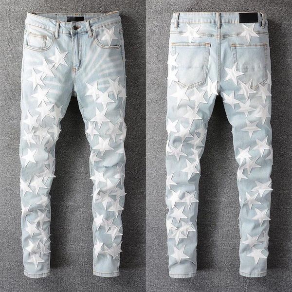 Hip hop da uomo jeans head casual pantaloni lunghi uomini da gioco sportivo da jogger causel camuflage cuciture cuciture310c310c