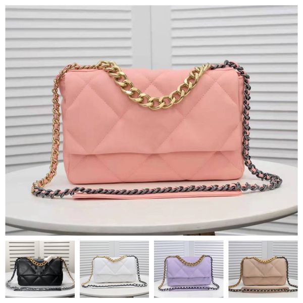 Bolsa de couro artesanal bolsa de ombro canal macio acolchoado couro crossbody bolsa carteira feminina designer bolsa de telefone celular 7a alta qualidade