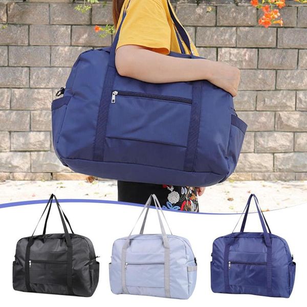 Depolama Çantaları İş Gezisi Seyahat Çantası Fitness Bagaj Kalınlaştırılmış Bez Çantası Büyük