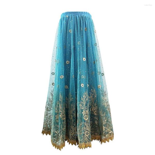 Stage Wear 2023 Festival Arabian Princess Pants Ramirt Maxi Skirt Bollywood Set Fancy Top Arrivo