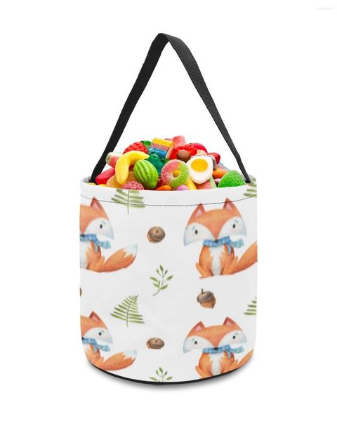 Bolsas de armazenamento Little Pinecone Cartoon Basket Candy balde portátil caseiro cesto para crianças brinquedos de decoração de festa