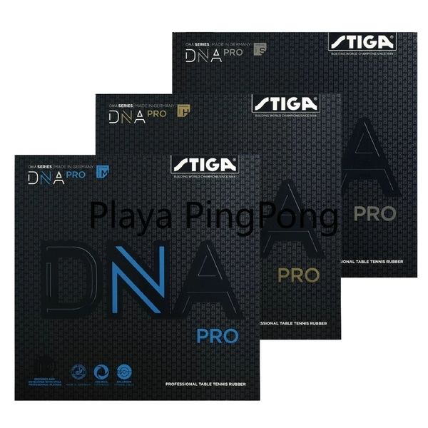 Raquetes de tênis de mesa Stiga DNA Pro M H Borracha feita na Alemanha Pipsin Original Ping Pong Esponja 230824