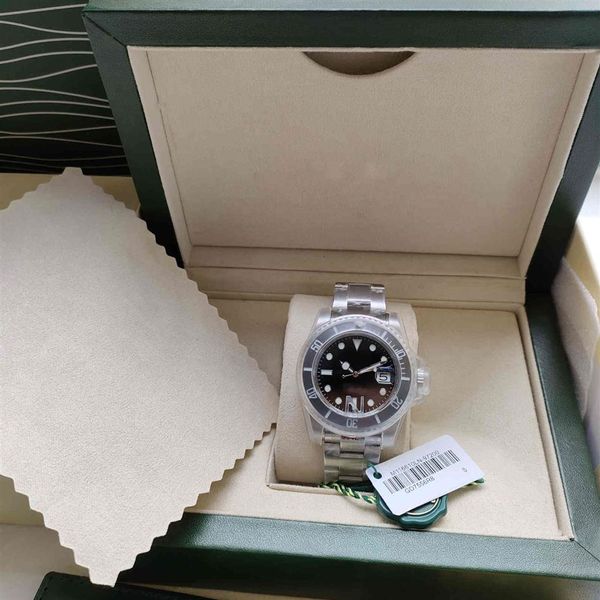 5 Sterne Super Watch Factory V5 Version 3 Farbe 2813 Automatische Bewegung Armbandwatch Black 40mm Keramik Lünette Sapphire Glass Diving Me307V