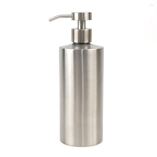 Dispensador de sabão líquido 1 peça, 250/350/550ml, garrafa desinfetante para as mãos, modelo de cabeça de bomba de espuma de aço inoxidável 304