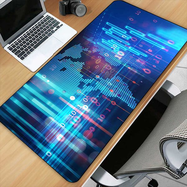 Mouse Pads Science and Technology Art Printing Accessorio per giocatore per gioco da scrivania per scrivania per scrivania tastiera tastiera tastiera R230824