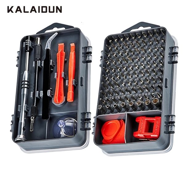 Dekorative Objekte Figuren KALAIDUN 112-in-1-Schraubendreher-Set Magnet-Bit Torx Multi-Handy-Reparatur-Werkzeug-Set Handwerkzeug für elektronische Geräte 230824