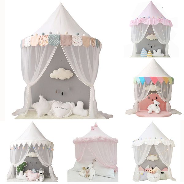 Crib Netting Mosquito Mosquito Net Letto Tervatta Gioca per bambini per bambini Giochi a baldacchino casa Candata per letto per camera da letto Princess Decoration Room 230823