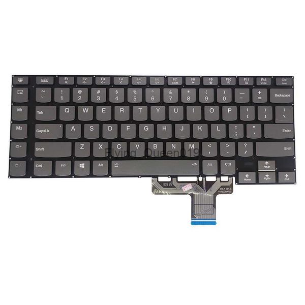 Teclado retroiluminado Y740-15 US EN-RU RGB para Lenovo Legion Y740-15IRHg 15ICHg 15IRH Teclado russo V173320AS1 V173320AUS PD4Y-US HKD230812