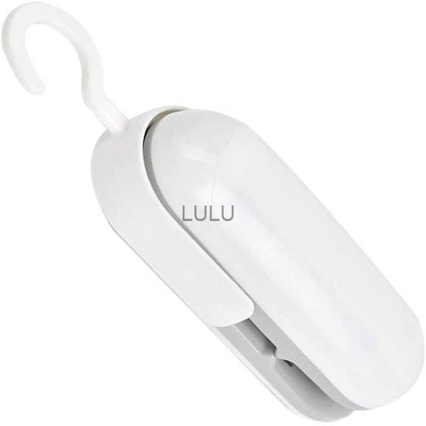 Sigillante per sacchetti di plastica Mini sigillazione portatili per cibi di chiusura di chiusura di chiusura di chiusura per aspirapolvere Accessori cucine per cucine Crimpa Clips HKD230810