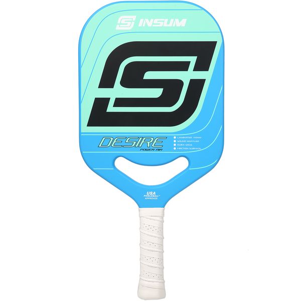 Squash Racquets Insum Desejo Alongado Pickleball Paddle Edgeless Power Série Air Fibra de Carbono Superfície Texturizada 196mm PP Core 230824