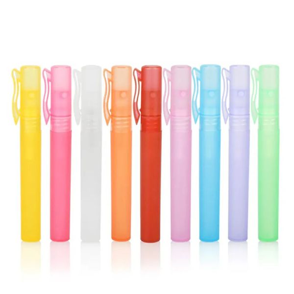 Garrafas de spray de garrafa de perfume de caneta de 10 ml de 10 ml de caneta amostra pequenos recipientes vazios Fragrâncias