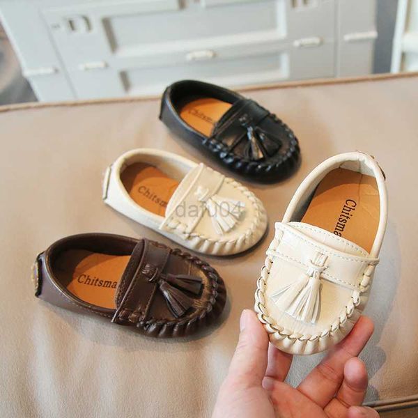 Flat Those Kids Loafers Кожаная повседневная обувь девочки для мальчиков кроссовки детские лодки обувь детские квартиры удобная обувь для студентов Espadrilles L0824