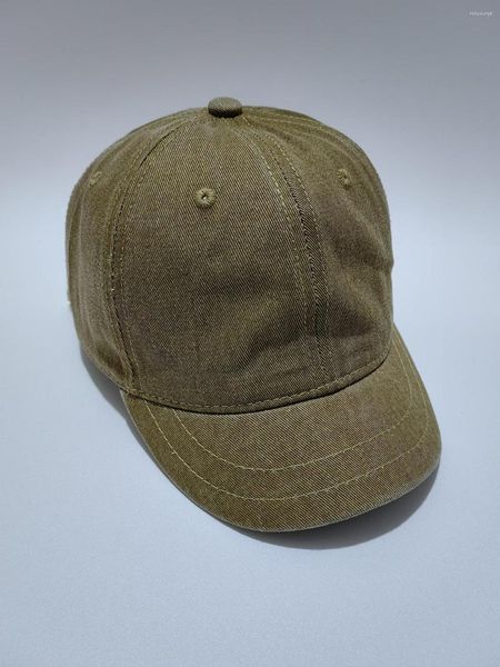 Top kapakları siyah kısa vizör beyzbol şapkası erkekler ve kadınlar için moda pamuklu düz renk snapback şapka bahar yaz yumuşak üst güneş unisex