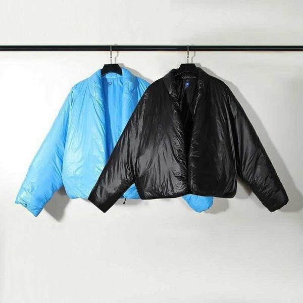 Designer luxo kanyes clássico mesmo klein azul pequeno saco plástico de pão solto de algodão para homens e mulheres na moda, confortável e quente