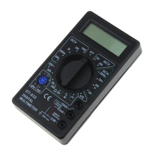 Toptan DT832 Dijital Multimetre Test Cihazı LCD Mini Multimetre AC DC Voltmetre Ammetre Ohm Metre Otomatik Polarite Ekranı SN4506 LL