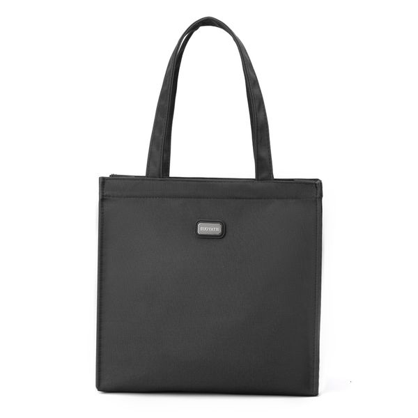 Sacos de noite Mulheres Moda Sacola Sólida Casual Impermeável Nylon Pano Designer Mulheres Versátil Simples Bolsa De Ombro Grande Capacidade Bolsa 230824