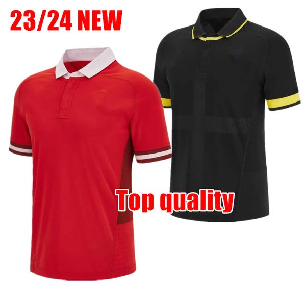 2023 New Waless Rugby Jersey National Team Trikots Sportswear Cymru Sever Version Weltcup Polo T-Shirt 23 24 Top Welsh Rugby Training Jesery Size S-5xl