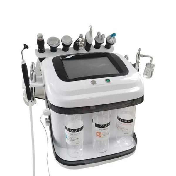 10 em 1 dispositivo de limpeza profunda de Crystal Machine Microdermabrasion da dermoabrasão da água