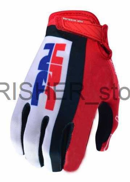 Guanti da ciclismo Moto HRC per Honda Guanti Air Mesh Dirt Bike Equitazione Moto Motocross Equitazione Touring Guanti da uomo Guanti da montagna x0824