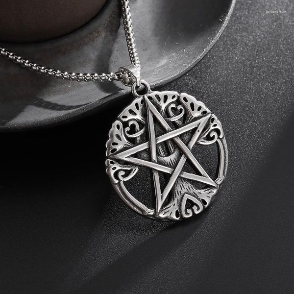 Anhänger Halskette Vintage Trend World Tree Askr Yggdraills Pentagramm Halskette Frauen Frauen Amulett Viel Glück Schmuckparty Geschenk