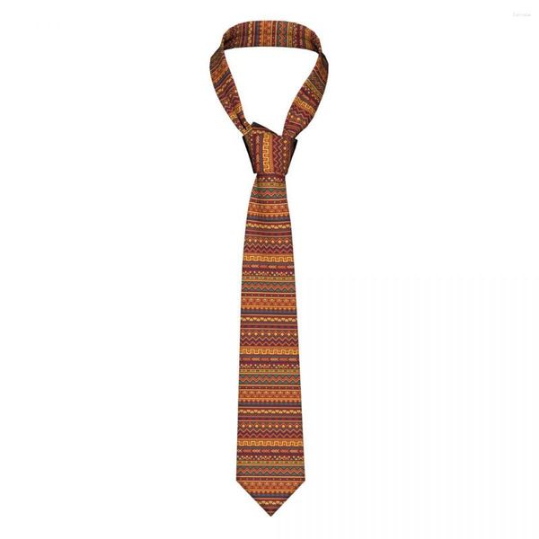Бабочка этнические абстрактные арт -арт унисекс галстуки модный полиэстер 8 см. Классическая африканская шея в Индиане для мужской рубашки аксессуары граваты