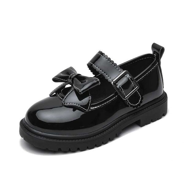 Flat Shoes Kids School Shoes for Girls кожа