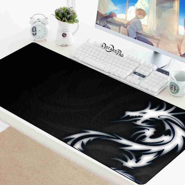 Cuscinetti per mouse Dragon Drago grande tappetino mouse Gamer Gamer Pad da gioco da gioco lungo tappeto tappeto tappeto MousePad Game Protector Office Tappet per laptop R230824