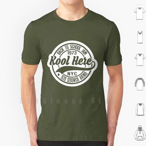 Camas de camisetas masculinas de camisa de hip hop Men Cotton S-6xl DJ Kool Herc Bronx 1520 Sedgwick Avenue Bithplace