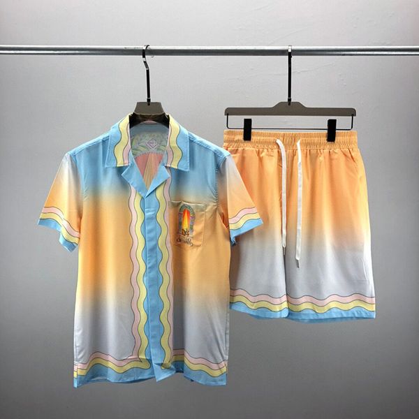 Traccetti da uomo Shorts a maniche corte hawaiane Shorts Siet Fashion Casual Shirt Gift Hen Coppia da donna Outfit Summer T -Shirts Ropa 230823