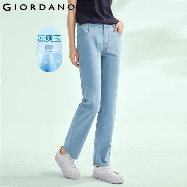 Женские джинсы Женские джинсовая джинсовая охлаждение высокая талия легкая длина лодыжки мода повседневная 05423303 230823