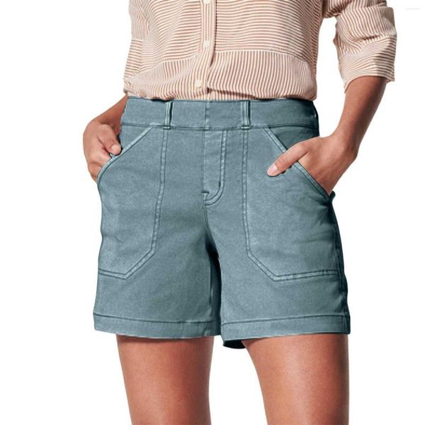 Aktive Shorts Frauen regelmäßig Anzug wandern mit Taschensommer -Sommer -Sportarten für Frauen