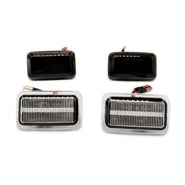 1 par para porsche 911 carrera 924/924s 944 959 968 audi vw aston martin dinâmico led sinal de volta lateral marcador luz da lâmpada pisca