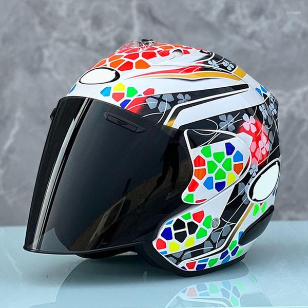 Motosiklet Kaskları 3 Nakagami GP2 Yarım Kask Erkekler ve Kadınlar Off-Road Yok Yokuş Yokuş Yarışı Dağ Cross Casco Capacete