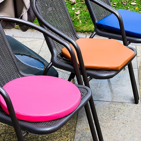 Yastık Çok Fonksiyonlu Taşınabilir Sandalye Açık Piknik Zemin S Pu Deri Kare Yuvarlak Ev Oda