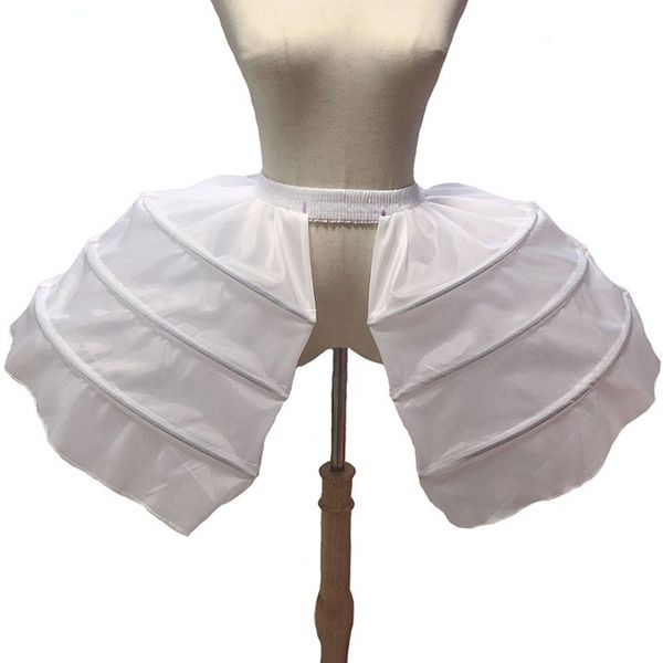 Feminino gaiola vestido curto bilateral petticoat roupas barroco crinoline aros underskirt cosplay acessórios