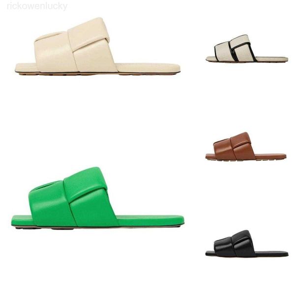 Bottega-Evenetta Beach Lido Slider Sandals Designer Designer Женские тапочки скольжения с плоскими резиновыми шлепанцами для мужчин Женщины зеленые носки износостойкие ботинки для сандалии 35-40