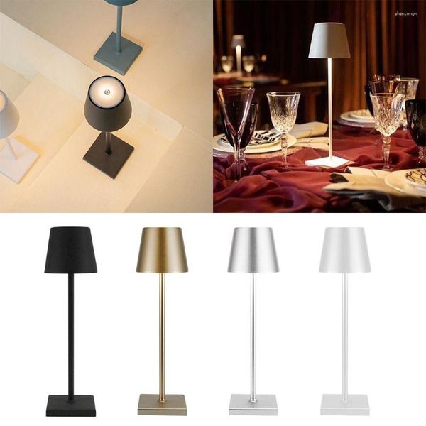 Tischlampen kreatives Lesen licht tragbarer Touch -Schalter Home Dekoration Schlafzimmer Nacht LED DECK LAMPBAR