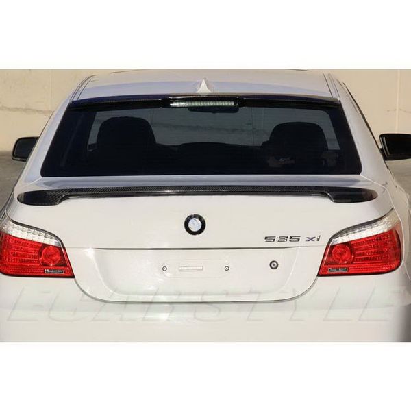 04-10 BMW E60 Spoiler Arka Bagaj Kanadı MT Stil Gerçek Karbon Fiber Yapımı