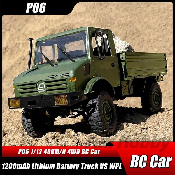 Электрический/RC CAR Новый LDRC P06 112 40 км ч 4WD RC CAR Motor Cars 1200 мАч литий -батарея высокая скорость монстра для детей против детей против WPL X0824 X0824