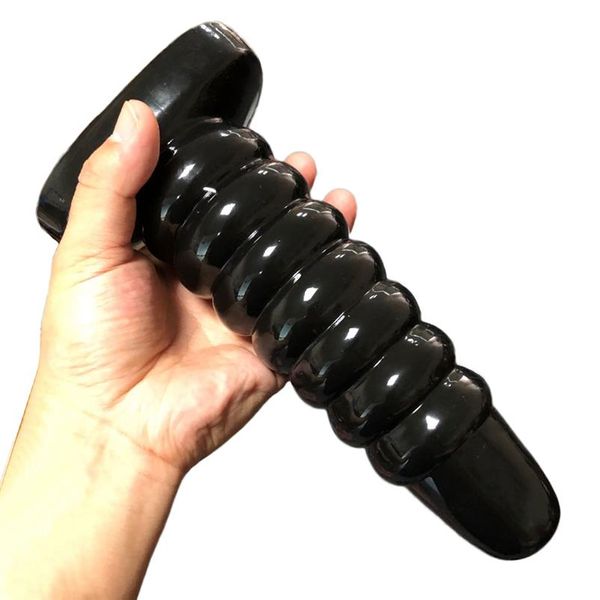 Massage 22 8 6 3 cm di grande dimensione taglio anale Plug prodotti sexy perline anali di grandi dildo per donna prostata maschio Massager Buttplug Gay S253G