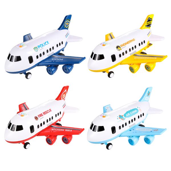 Legoss Avion Musique Histoire Simulation Brique Blocs de Construction Modèle Avion Inertie Jouet pour Enfant Lepin Avion Grande Taille Passager Avion Avion Jouet Avion Cadeau Carte