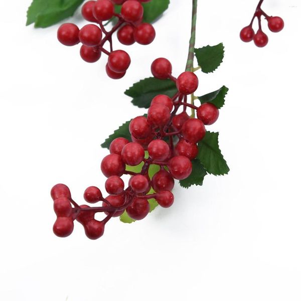 Fiori decorativi berry artificiale bouquet breeberry pianta flore