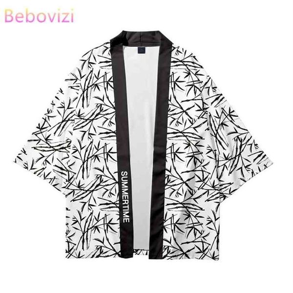 Plus size 6xl 5xl 4xl Stampa del paesaggio da donna di cardigan giapponese sciolto uomini harajuku kimono cosplay top camicetta yukata abbigliamento 210231w